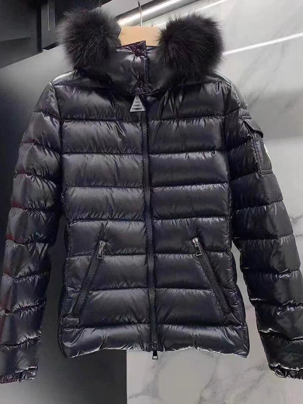 Down Jacket With Fur Hood